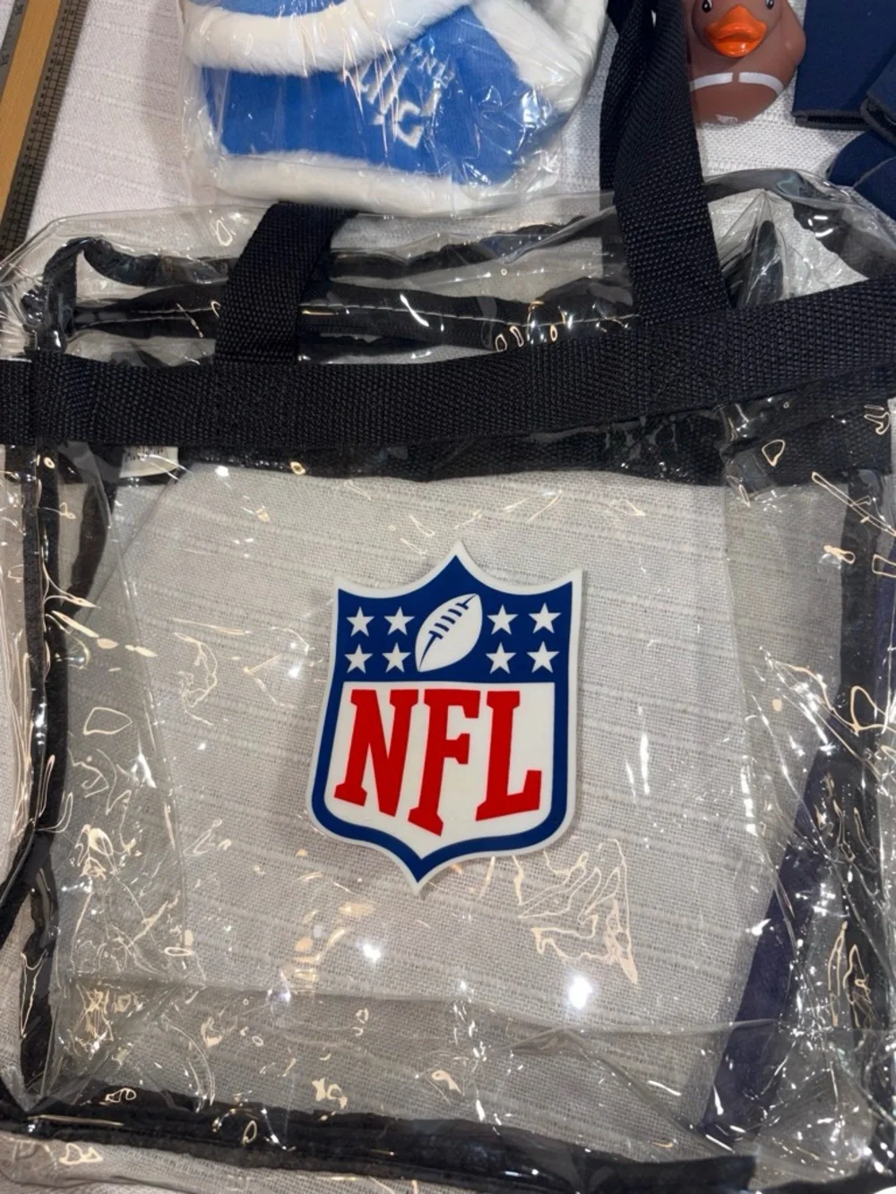 NWOT 2 Vintage NFL Bags Tennessee Titans Drawstring bag and a NFL Tote & Swag